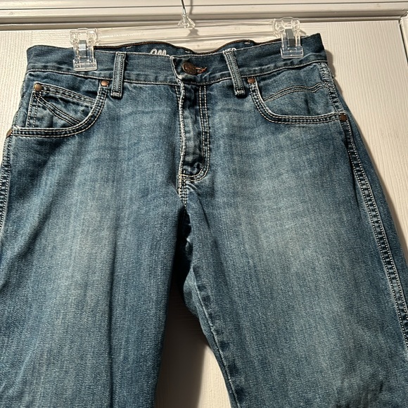 đź‘–Wrangler Retro Relaxed Boot Cut Denim Jeans Men 30x32 - Picture 7 of 16
